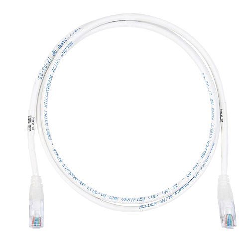 Belden C601100004 CAT6 Plus Patch Cable, 24/4 Solid Bonded-Pair, CMR, T568A/B-T568A/B, 4' (1.2m), Black