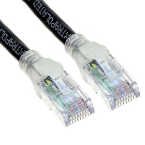 Belden C601100015 CAT6 Plus Patch Cable, 24/4 Solid Bonded-Pair, CMR, T568A/B-T568A/B, 25' (7.6m), Blue