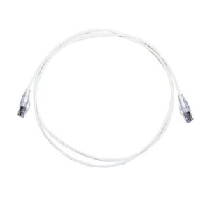Belden C602109005 CAT6 Plus Plenum Patch Cable, Bare Copper, UTP, CMP, 5' (1.52m), White