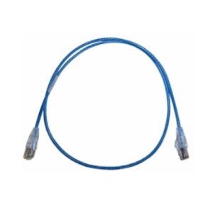 Belden C6D1100002 28/4 CAT6 Performance Patch Cord UTP, CMR, T568A/B-T568A/B, 2' (0.6m), Black