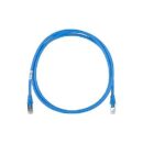 Belden C6F1106002 CAT6 Plus Patch Cable, 24/4 Solid BC, Shielded F/UTP, CMR, T568A/B-T568A/B, 2' (0.6m), Blue
