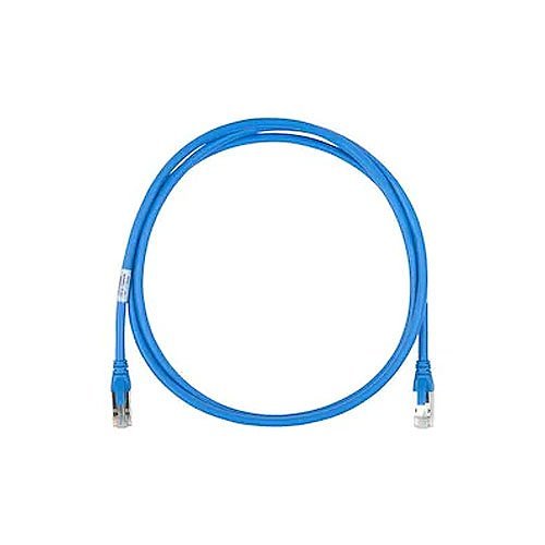 Belden C6F1106010 CAT6 Plus Patch Cable, 24/4 Solid BC, Shielded F/UTP, CMR, T568A/B-T568A/B, 10' (3.0m), Blue