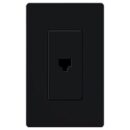 Lutron CA-PJ-BL Claro Phone Jack, Black