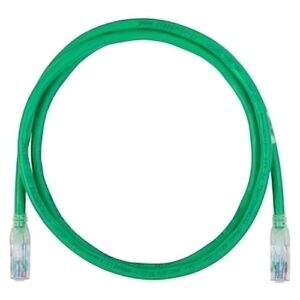 Belden CA21105002 10GX B10GX Series 23/4 Bonded-Pair Solid CMR Patch Cord, T568A/B-T568A/B, 2', Green