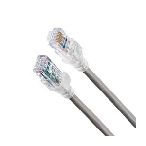 Belden CA24106001M RJ45 Plug-Free End UTP Patch Cord, 1m, Blue