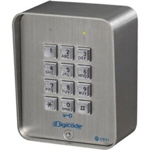 CDVI CBB Access Control Keypad, Digicode Inox Key in Braille, 3-Relay