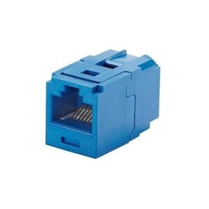 Panduit CC688BU Category 6 UTP Keystone Jack, Mini Communication Coupler Module, Blue