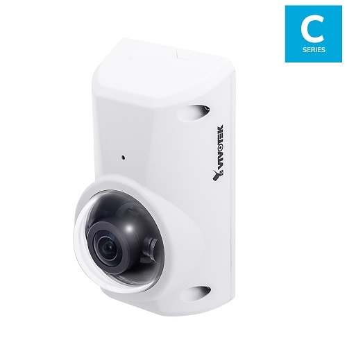 VIVOTEK CC9380-HV 5MP H.265 Fisheye 180° Panoramic IP Camera, 1.45mm Lens, White