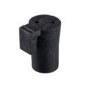 Panduit CEG-02X2 Cable Entry Grommet, Double, Small, 0.08