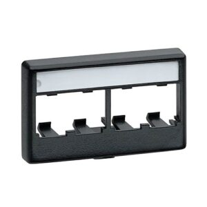 Panduit CFFPL4IG Furniture Faceplate, 4-Port