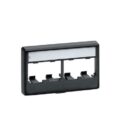 Panduit CFFPL4IW Furniture Faceplate, 4 Port, Off White