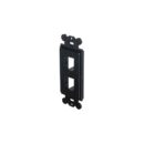 Panduit CFG2BL Mini Com 2-Port Rectangular Adapter, Black
