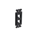 Panduit CFG2BL Mini Com 2-Port Rectangular Adapter, Black