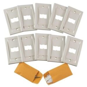 Panduit CFPE2IW-X Mini Communication 2-Port Executive Faceplate