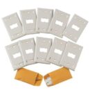 Panduit CFPL2IW-X Mini Communication 2-Port Classic Faceplate, Ceiling Mount Wall Mount Plate