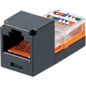 Panduit CJ588BLY Mini-Com Module Cat 5e UTP Keystone Jack, 8 Pos 8 Wire