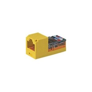 Panduit CJ588YLY Mini-Com Module Cat 5E UTP Keystone Jack, 8 Pos 8 Wire