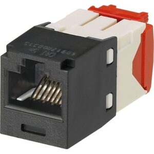 Panduit CJ5E88TGBL-24 Mini-Com Module Cat 5e UTP Keystone Jack, 8 Pos 8 Wire