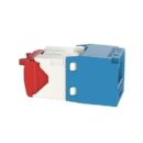 Panduit CJ5E88TGBU Mini-Com Module Cat 5e UTP Keystone Jack, 8 Pos 8 Wire, Blue