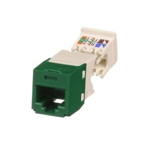 Panduit CJ688TGGR-24 Keystone Jack, Mini-Com Module CAT6 UTP with 8 Position Wiring