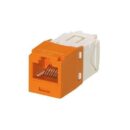 Panduit CJ688TGOR-24 Keystone Jack, Mini-Com Module CAT6 UTP with 8 Position Wiring