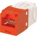 Panduit CJ688TGRD-24 Keystone Jack, Mini-Com Module CAT6 UTP with 8 Position Wiring