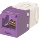 Panduit CJ688TGVL-24 Keystone Jack, Mini-Com Module CAT6 UTP with 8 Position Wiring