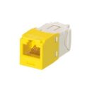 Panduit CJ688TGYL-24 Keystone Jack, Mini-Com Module CAT6 UTP with 8 Position Wiring