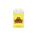 Panduit CJ688TGYL-24 Keystone Jack, Mini-Com Module CAT6 UTP with 8 Position Wiring
