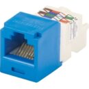 Panduit CJ688TPBU Mini-Com UTP RJ45 CAT6 TP-Style Jack Module, Blue