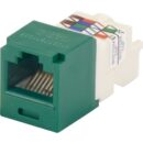 Panduit CJ688TPGR Mini-Com UTP RJ45 Cat 6 TP-Style Jack Module, Green