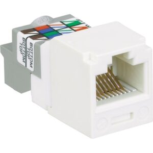 Panduit CJ688TPOR Keystone Jack, Mini-Com Module CAT6 UTP with 8 Position Wiring