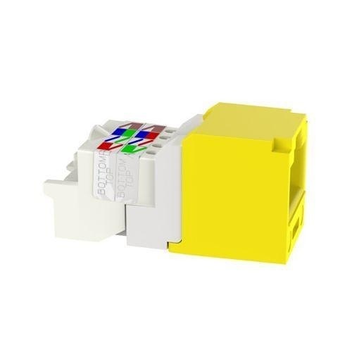 Panduit CJ688TPYL Keystone Jack, Mini-Com Module CAT6 UTP with 8-Position WIR