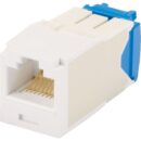 Panduit CJ6X88TGWH-24 Mini-Com Module Cat 6A UTP Keystone Jack, 8 Pos 8 Wire, White