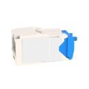 Panduit CJ6X88TGWH Mini-Com Module Cat 6A UTP Keystone Jack, 8 Pos 8 Wire, White