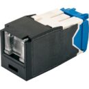 Panduit CJH6X88TGBL CAT6A Spring Shuttered Keystone Jack, TG Style B