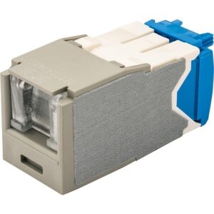 Panduit CJH6X88TGIG CAT6A Spring Shuttered Jack TG Style I, Keystone Jack