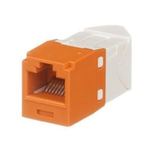 Panduit CJLR688TGOR CAT6 Left/Right 45 Degree TG Wirecap Jack