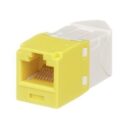 Panduit CJLR688TGYL CAT6 Left/Right 45 Degree TG Wirecap Jack