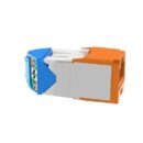 Panduit CJLR6X88TGOR CAT6A Left/Right 45 Degree Wirecap Jack TG