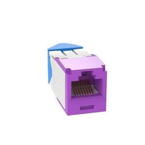 Panduit CJLR6X88TGVL CAT6A Left/Right 45 Degree Wirecap Jack TG