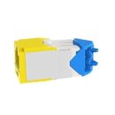 Panduit CJLR6X88TGYL CAT6A Left/Right 45 Degree Wirecap Jack TG