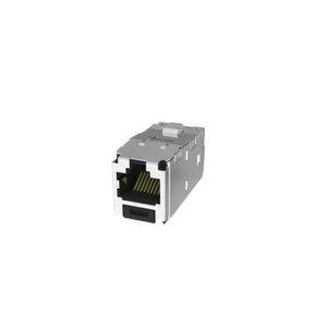 Panduit CJS6X88TGY-24 Mini-Com Shielded RJ45 CAT6A TG Jack Module, Black
