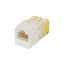 Panduit CJT5E88TGWH Mini-Communication Module, Cat5e, 28/30AWG, UTP Keystone Jack