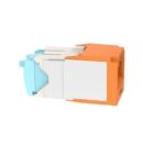 Panduit CJT6X88TGOR Keystone Jack, Mini-Com Module CAT6a 28/30 AWG UTP, Orange