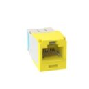 Panduit CJT6X88TGYL Keystone Jack, Mini-Com Module CAT6a 28/30AWG UTP, Yellow