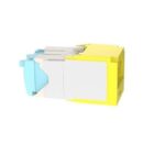 Panduit CJT6X88TGYL Keystone Jack, Mini-Com Module CAT6a 28/30AWG UTP, Yellow