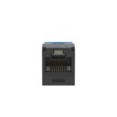Panduit CJUD6X88TGBL CAT6a Up/Down 45° TG Wirecap Keystone Jack, Black