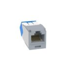 Panduit CJUD6X88TGIG CAT6a Up/Down 45° TG Wirecap Keystone Jack, International Gray