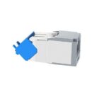 Panduit CJUD6X88TGIG CAT6a Up/Down 45° TG Wirecap Keystone Jack, International Gray